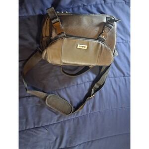 Nikon Deluxe Digital SLR DSLR‎ Padded Shoulder Camera Case With Strap | Black